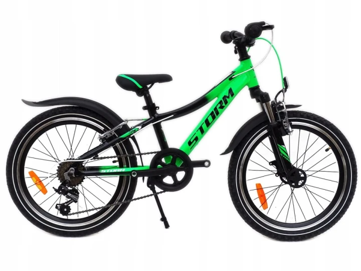 ROWER 20 RACER MTB AMORTYZOWANY SHIMANO ALUMINIUM ZIELONY+BŁOTNIKI 1