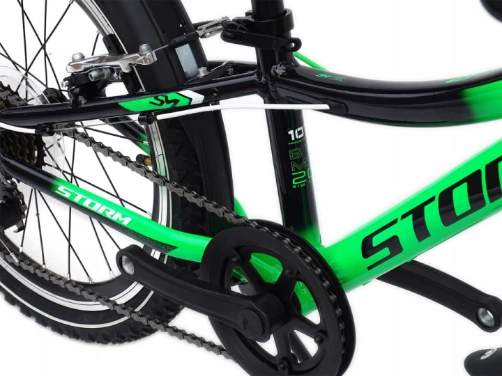 ROWER 20 RACER MTB AMORTYZOWANY SHIMANO ALUMINIUM ZIELONY+BŁOTNIKI 3