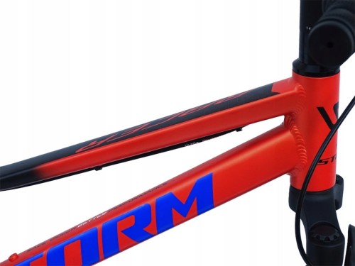ROWER 24 RACER MTB AMORTYZOWANY SHIMANO ALUMINIUM POMARAŃCZOWO-CZARNY 2