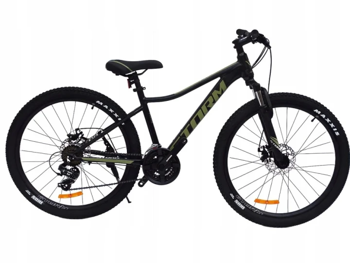 ROWER 26 STORM GÓRSKI MTB ALUMINIOWY RACER 1.0 15'' CZARNY OLIW +ZAMKNIĘCIE 1
