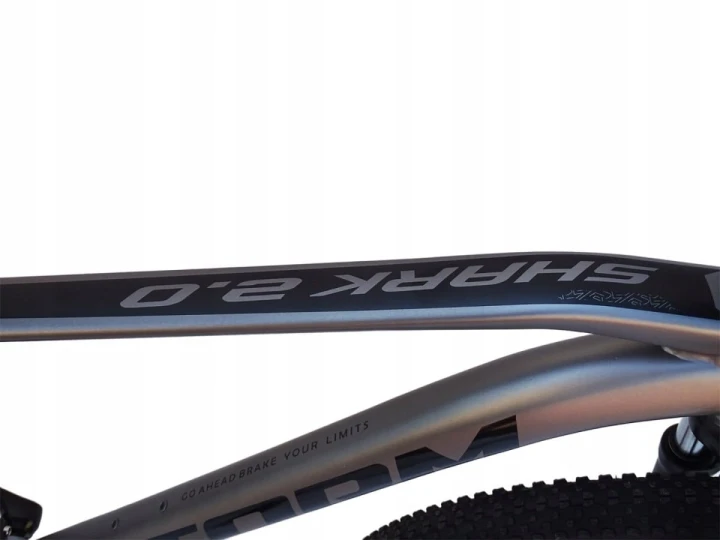 ROWER 29 2.0 STORM SHARK MĘSKI GÓRSKI MTB ALUMINIOWY 19'' HYDRAULIKA SZARY 4