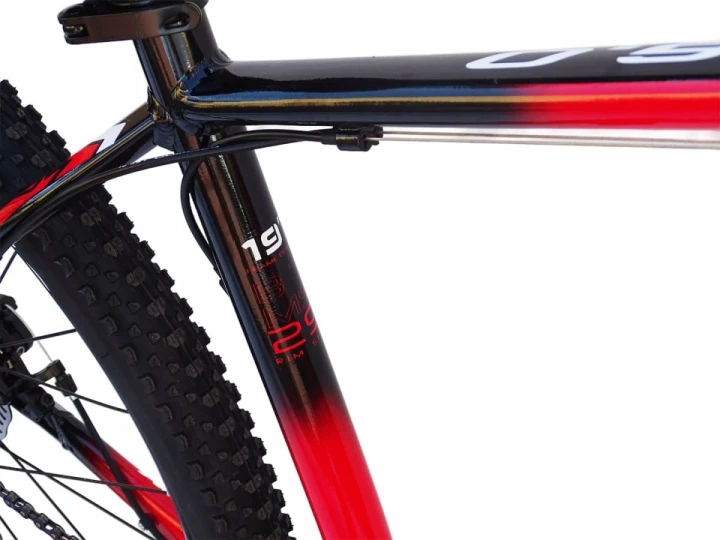 ROWER 29 STORM SHARK 1.0. GÓRSKI MTB ALUMINIOWY RAMA 19'' TARCZOWE CZERWONY 3