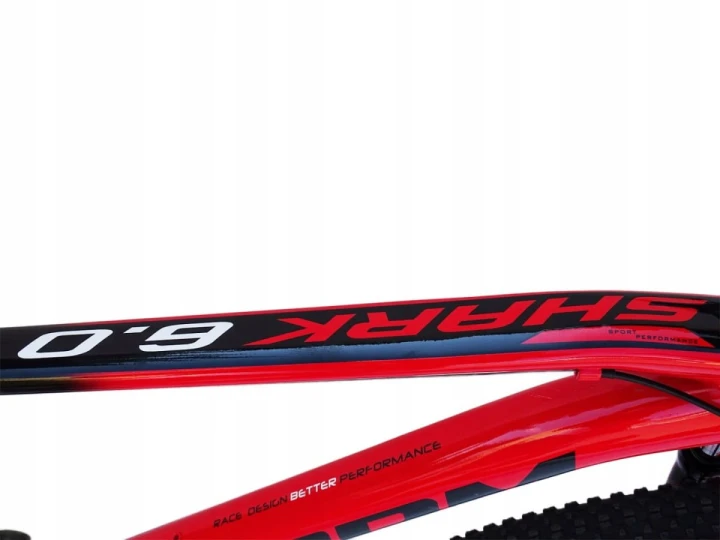 ROWER 29 STORM SHARK 1.0. GÓRSKI MTB ALUMINIOWY RAMA 19'' TARCZOWE CZERWONY 4