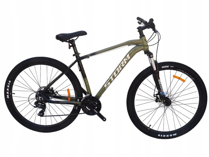 ROWER 29 STORM SHARK 1.0. GÓRSKI MTB ALUMINIOWY RAMA 19'' TARCZOWE OLIWKOWY 1
