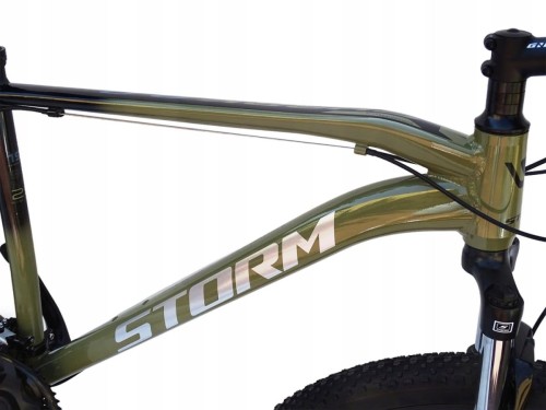 ROWER 29 STORM SHARK 1.0. GÓRSKI MTB ALUMINIOWY RAMA 19'' TARCZOWE OLIWKOWY 2