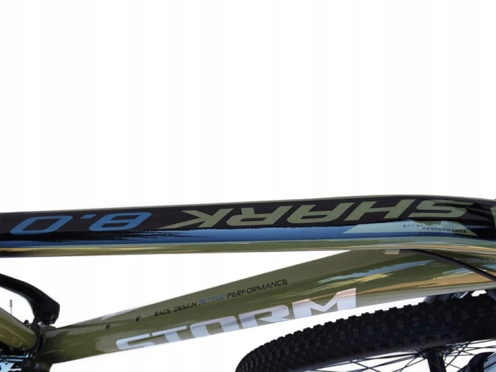 ROWER 29 STORM SHARK 1.0. GÓRSKI MTB ALUMINIOWY RAMA 19'' TARCZOWE OLIWKOWY 4
