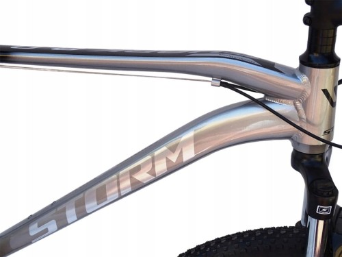 ROWER 29 STORM SHARK 1.0. GÓRSKI MTB ALUMINIOWY RAMA 19'' TARCZOWE SREBRNY 2