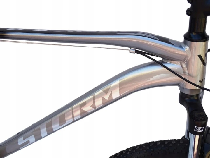 ROWER 29 STORM SHARK 1.0. GÓRSKI MTB ALUMINIOWY RAMA 19'' TARCZOWE SREBRNY 2
