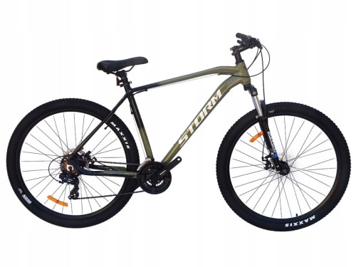 ROWER 29 STORM SHARK 1.0. GÓRSKI MTB ALUMINIOWY RAMA 21'' TARCZOWE OLIWKA 1