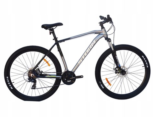 ROWER 29 STORM SHARK 1.0. GÓRSKI MTB ALUMINIOWY RAMA 21'' TARCZOWE SREBRNY 1