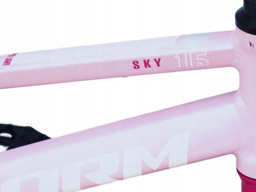 ROWER DZIECIĘCY 16 STORM SKY 16 SUPER LEKKI 6,1 KG SUPER LIGHT MATOWY RÓŻ 2
