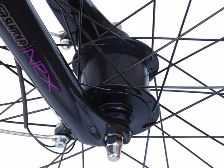 ROWER STORM MARATHON 6.0 MĘSKI RAMA 21'' TREKINGOWY GRAFIT ZŁOTY 8