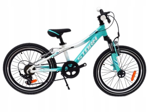 ROWER 20 QUEEN MTB AMORTYZOWANY SHIMANO ALUMINIUM +BŁOTNIKI TURKUSOWY 1