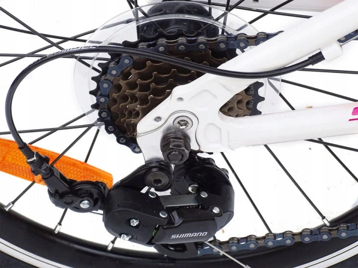 ROWER 20 QUEEN MTB AMORTYZOWANY SHIMANO ALUMINIUM +BŁOTNIKI TURKUSOWY 4
