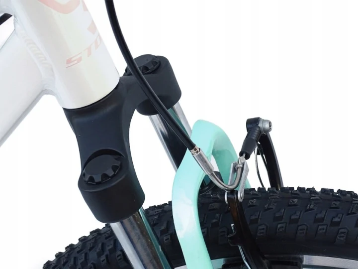ROWER 24 QUEEN MTB AMORTYZOWANY SHIMANO ALUMINIUM RÓŻOWy BIAŁY 4