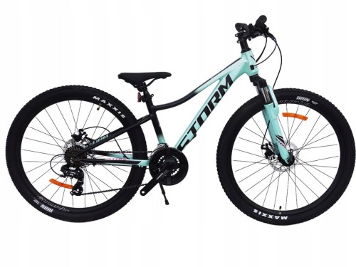 ROWER 26 STORM GÓRSKI MTB ALUMINIOWY QUEEN 1.0 13'' TURKUSOWO CZARNY 1