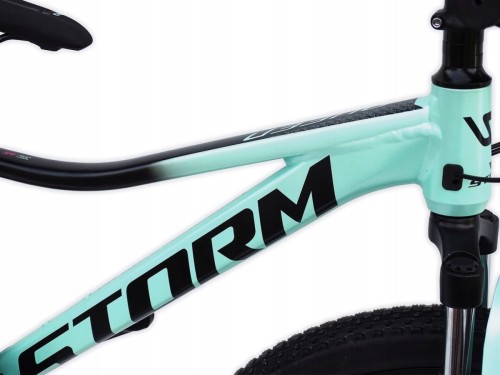 ROWER 26 STORM GÓRSKI MTB ALUMINIOWY QUEEN 1.0 13'' TURKUSOWO CZARNY 2