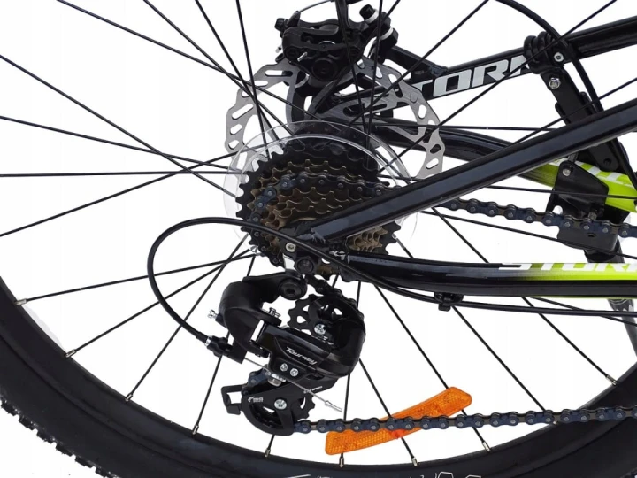 ROWER 26 STORM GÓRSKI MTB ALUMINIOWY RACER 1.0 13'' NIEBIESKI +ZAMKNIĘCIE 4