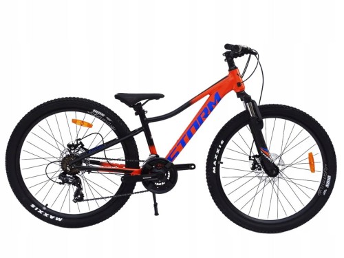 ROWER 26 STORM GÓRSKI MTB ALUMINIOWY RACER 1.0 13'' POMARAŃCZOWY+ZAMKNIĘCIE 1