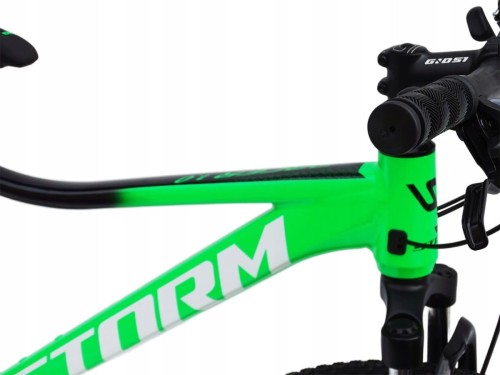 ROWER 26 STORM GÓRSKI MTB ALUMINIOWY RACER 1.0 15'' ZIELONO CZARNY+ZAMKNIĘC 2