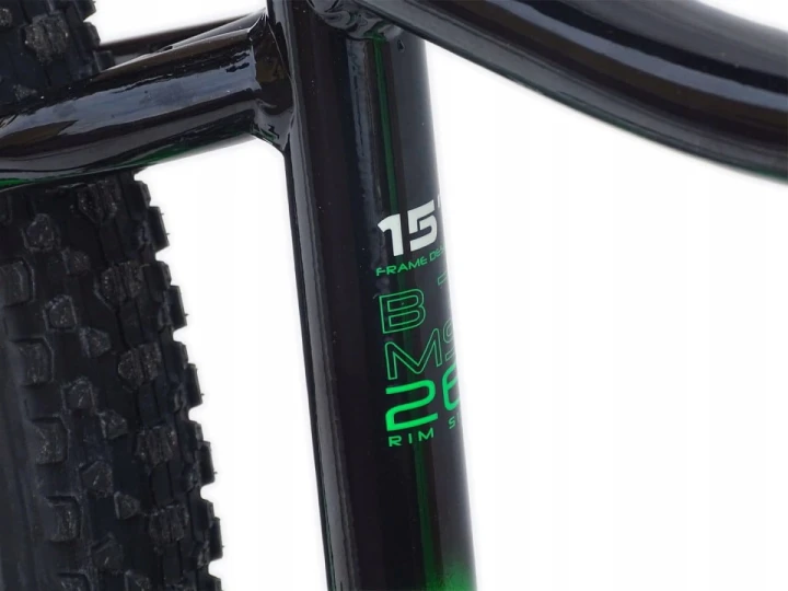 ROWER 26 STORM GÓRSKI MTB ALUMINIOWY RACER 1.0 15'' ZIELONO CZARNY+ZAMKNIĘC 3