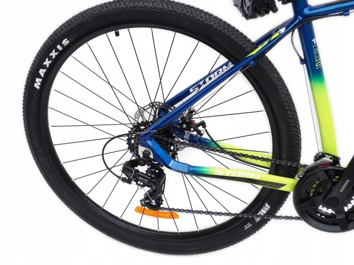 ROWER 29 1.0 STORM SHARK GÓRSKI MTB ALUMINIOWY 19'' NIEBIESKO -ŻÓŁTY LIMIT 6