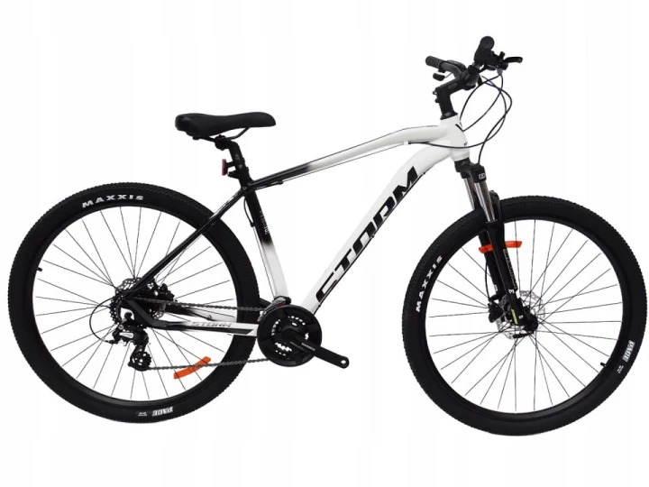 ROWER 29 2.0 STORM SHARK GÓRSKI MTB ALUMINIOWY 19'' BIAŁO CZARNY HYDRAULIKA 1