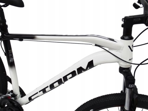 ROWER 29 2.0 STORM SHARK GÓRSKI MTB ALUMINIOWY 19'' BIAŁO CZARNY HYDRAULIKA 2
