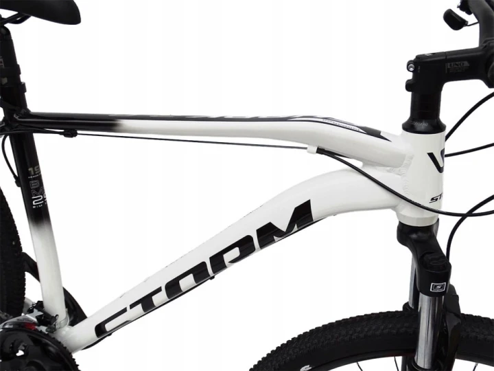 ROWER 29 2.0 STORM SHARK GÓRSKI MTB ALUMINIOWY 19'' BIAŁO CZARNY HYDRAULIKA 2