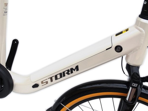 Rower elektryczny Storm Diamond Pro 28'' ramy 17 '' biała perła 2