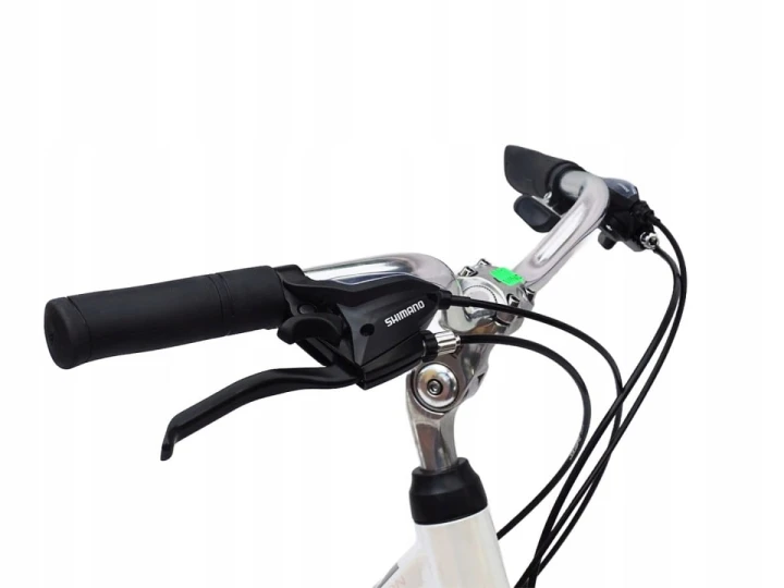 ROWER STORM MARATHON 1.0 26 ALUMINIOWY AMORTYZOWANY BIAŁY RÓŻOWY C 9