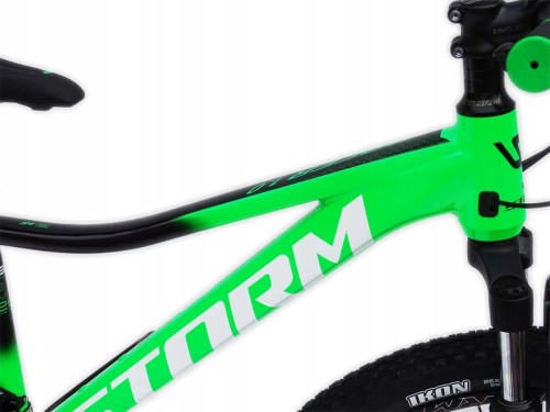 ROWER 26 STORM GÓRSKI MTB ALUMINIOWY RACER 1.0 13'' ZIELONO CZARNY+ZAMKNIĘC 2