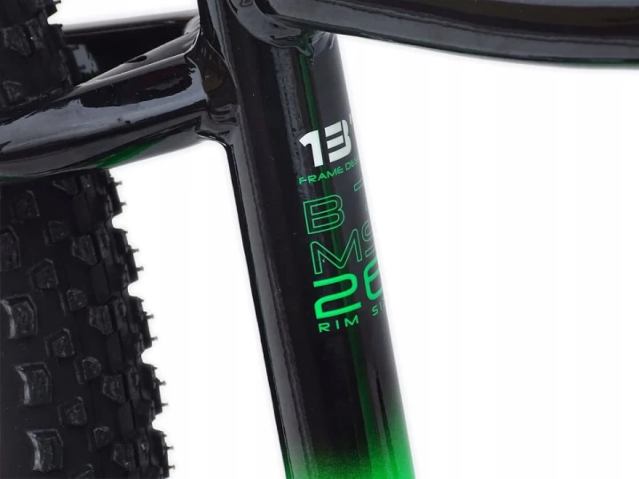 ROWER 26 STORM GÓRSKI MTB ALUMINIOWY RACER 1.0 13'' ZIELONO CZARNY+ZAMKNIĘC 3