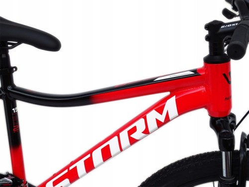 ROWER 26 STORM GÓRSKI MTB ALUMINIOWY RACER 15'' CZERWONY 2 X TARCZOWY AMT 2