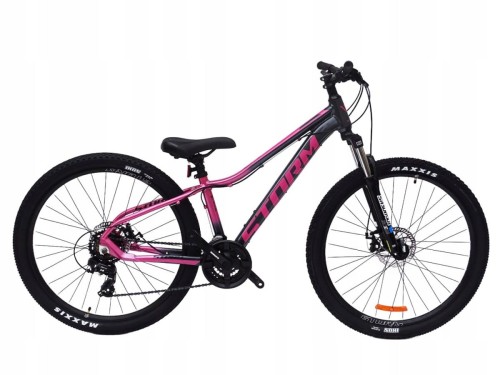 ROWER 27,5 1.0 STORM SHARK GÓRSKI MTB ALUMINIOWY 13,5'' GRAFITOWO-MALINOWY 1