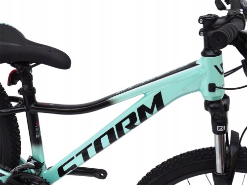 ROWER 27,5 1.0 STORM SHARK GÓRSKI MTB ALUMINIOWY 13,5'' TURKUSOWO-CZARNY 2