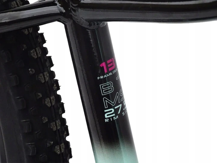 ROWER 27,5 1.0 STORM SHARK GÓRSKI MTB ALUMINIOWY 13,5'' TURKUSOWO-CZARNY 3