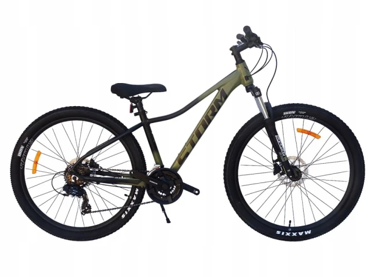 ROWER 27,5 2.0 STORM SHARK GÓRSKI MTB ALUMINIOWY 15'' OLIWKOWY NA KOMUNIĘ 1